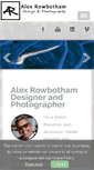 Mobile Screenshot of alexrowbotham.com